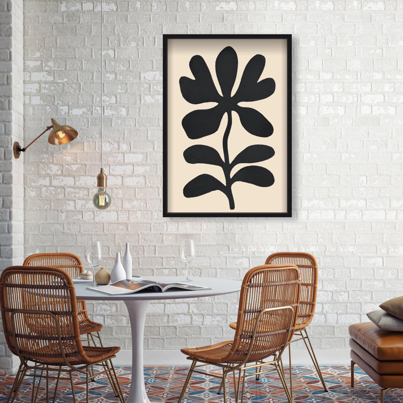 Oliver Gal Under Dark Skies II Abstract - Luxury Shadowbox Framed Wall Art, 31.5" H x 21.5" W, Black