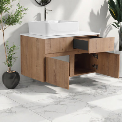 Meuble-lavabo moderne avec rangement