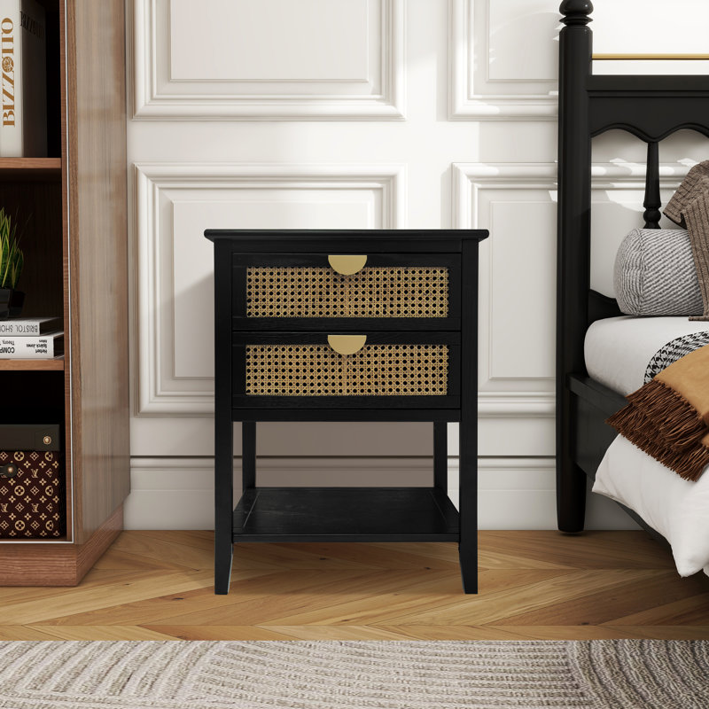 Table de chevet Lener, Noir