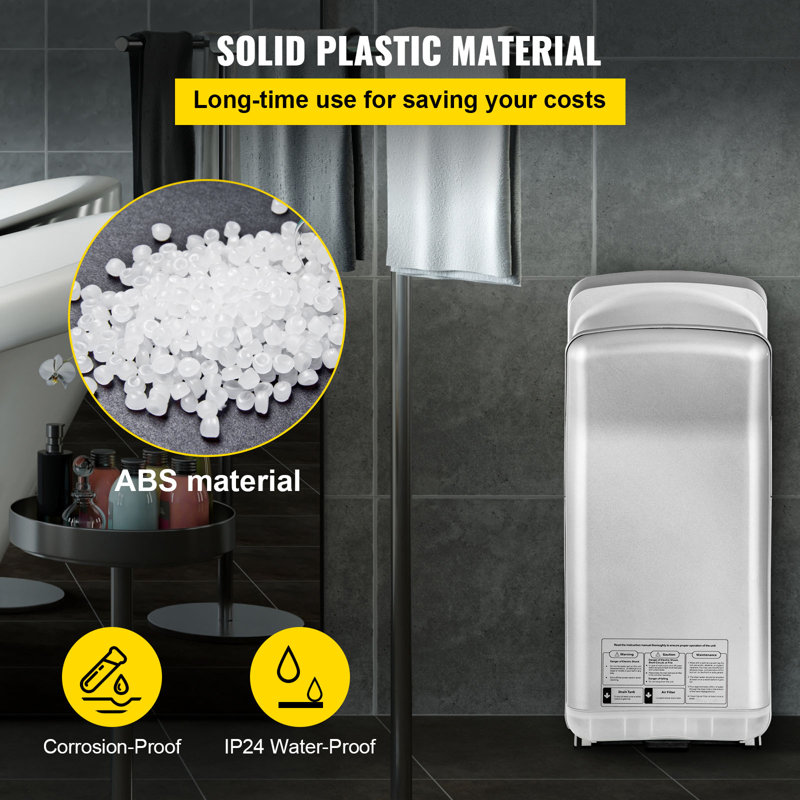 Jet Hand Dryer, Premium Electric Commercial Blade Hand Dryer, ABS Air Dryer