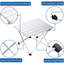 Table de camping pliante avec plateau en aluminium pour le sable et sac de transport-128879587