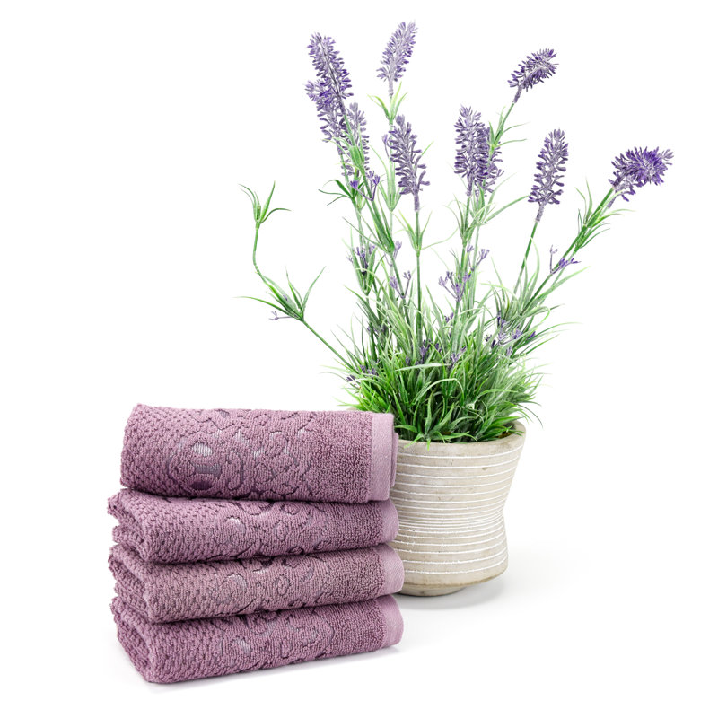 Serviette de toilette Parkerson en coton turc, Damson