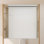 Rideau / doublure de rideau de douche de salle de bain enroulable au plafond Jakooz - base de 56 po - jusqu'à 95 po de long - utilisation pour plafonds de 9 pi - PEVA imperméable - rideaux de douche en plastique pour la salle de bain - sans tringle, crochets ou anneaux (bande blanche)