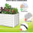 2 Pack Galvanized Raised Garden Beds, 6-8 FT Outdoor Planter Boxes with Open Base-1833011207-1833011205