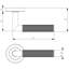 Nero Passage Door Handle