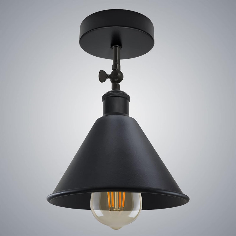 Flush Mount, Black