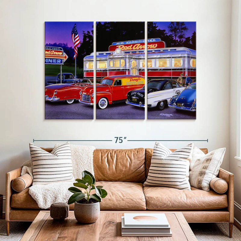Mehar Red Arrow Diner, 42" H x 65" W