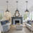 3- Light 10.5 Inches Farmhouse Pendant Light For Kitchen, Dining Room Living -119402930