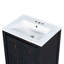 Petit meuble-lavabo avec lavabo en céramique