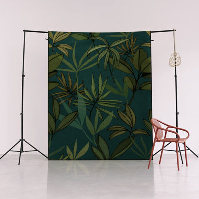 Green Themed Plant Grass Patterned Creative Modern Decorative Carpet