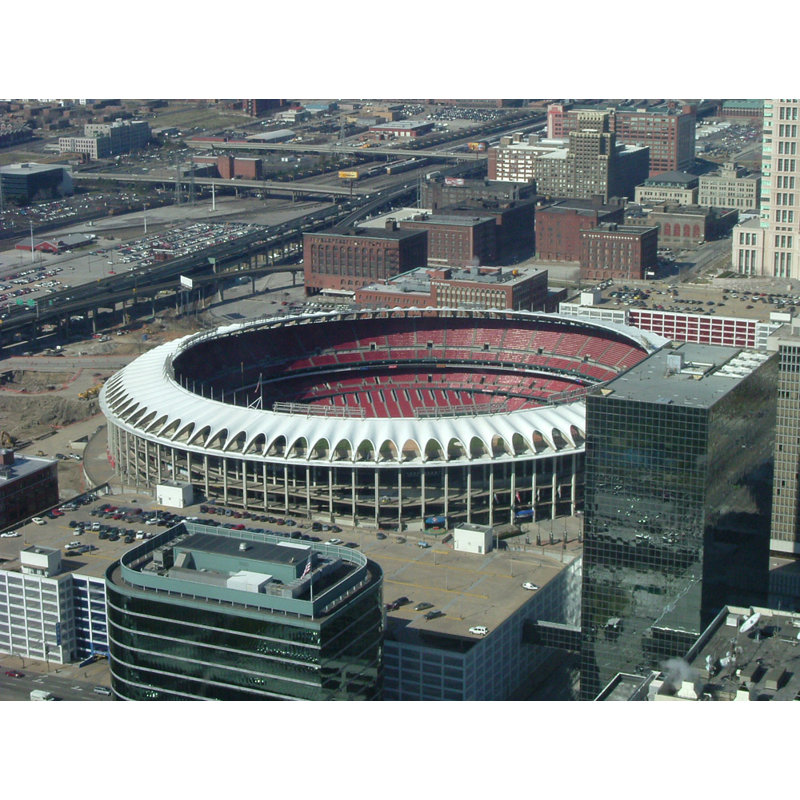 Busch Stadium, 18" H x 24" W