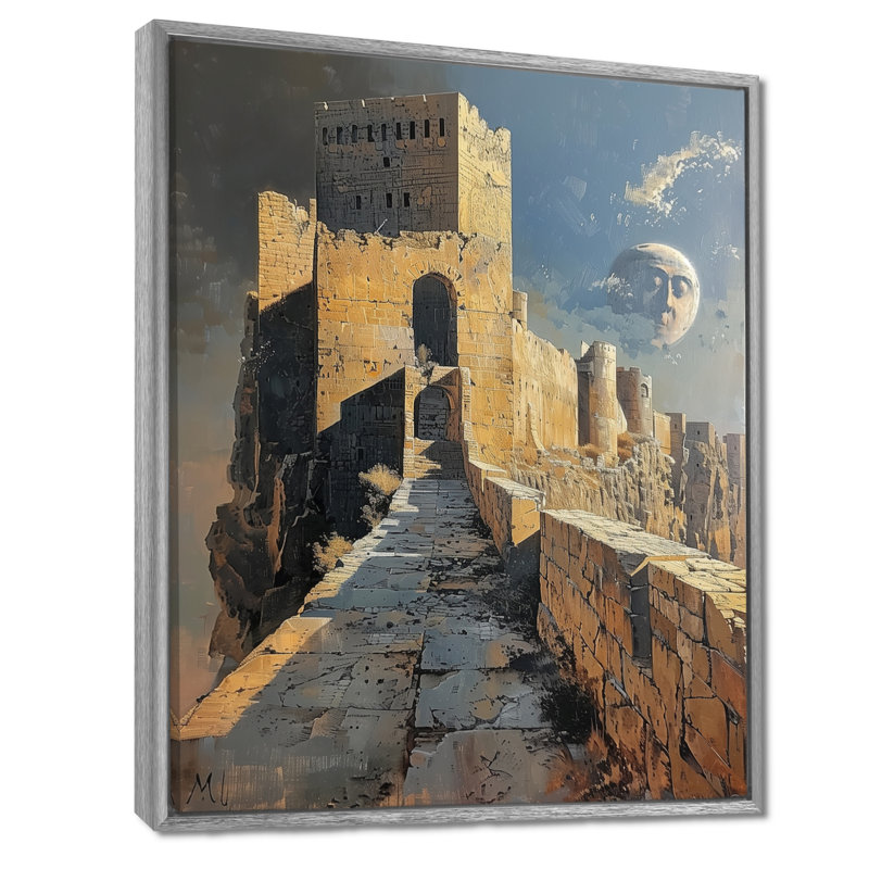 Babylone ancien bastion Fortress II - Fortress Wall Art Living Room, H 44 po x l 34 po x P 1,5 po