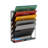 Mind Reader 5-Tier Vertical File Storage, Desktop Organizer, Wall Mount, Office, Metal Mesh, 12.75"L x 4"W x 16"H-1667585325