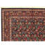 Hand Knotted Wool Oriental Area Rug in Navy And Wine