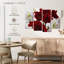 Amaryllis Harnek rouge et blanc