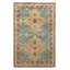 Distressed Homage Hand Knotted Wool Geometric Area Rug-2099614665