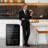 37 Bottle Wine Cooler Freestanding - 4.5 Cu.ft Wine Fridge With Adjustable Temperature Control (32°f-61°f) For Home, Bar, Office - Black