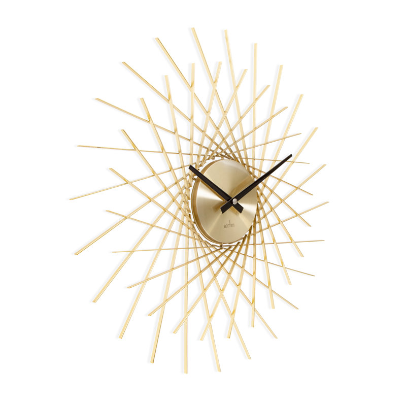 49Cm Wall Clock, Gold