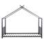 Structure de lit plateforme simple en métal, lit pour enfant, aucun sommier nécessaire-877106037