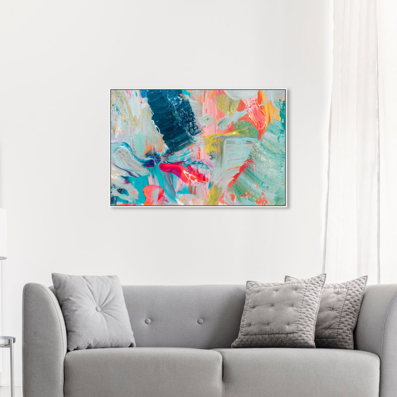 «Abstract That Love Feeling», impression sur toile, Toile tendue, H 30 po x l 45 po, Sans cadre