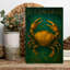 Celestial Cancer Crab Mystical Contemporary Crab Ocean Wall Art Print-135430293