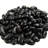 Rivora Nero Polished Quartzite Landscaping Rock Pebbles, 0.25-0.5 in. (55 Bags, 40 lbs/Bag)-72249581