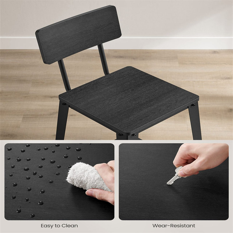 Counter Stool with Metal Frame