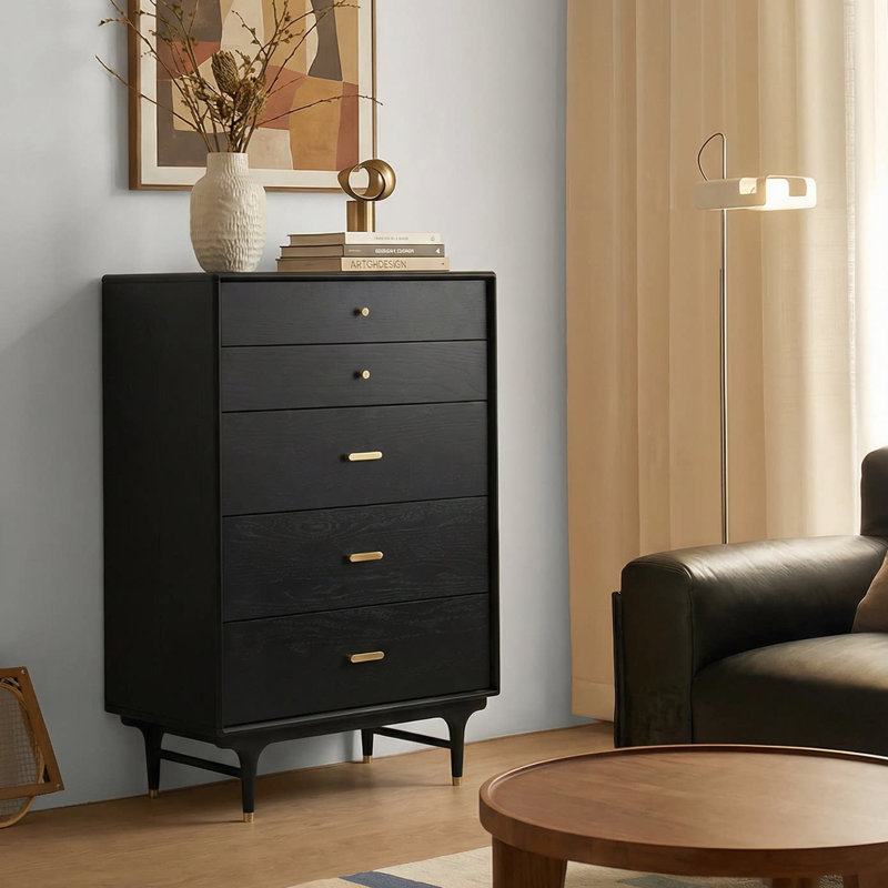 Commode d'appoint nordique de style rétro