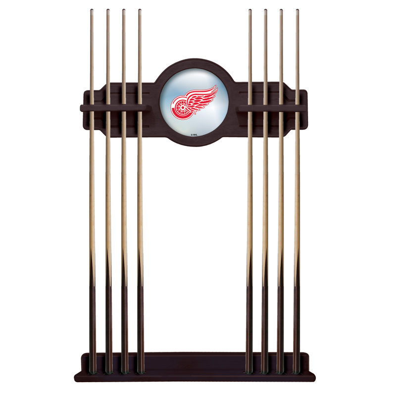 Porte-queues de billard 14 po NHL, English Tudor, Detroit Red Wings