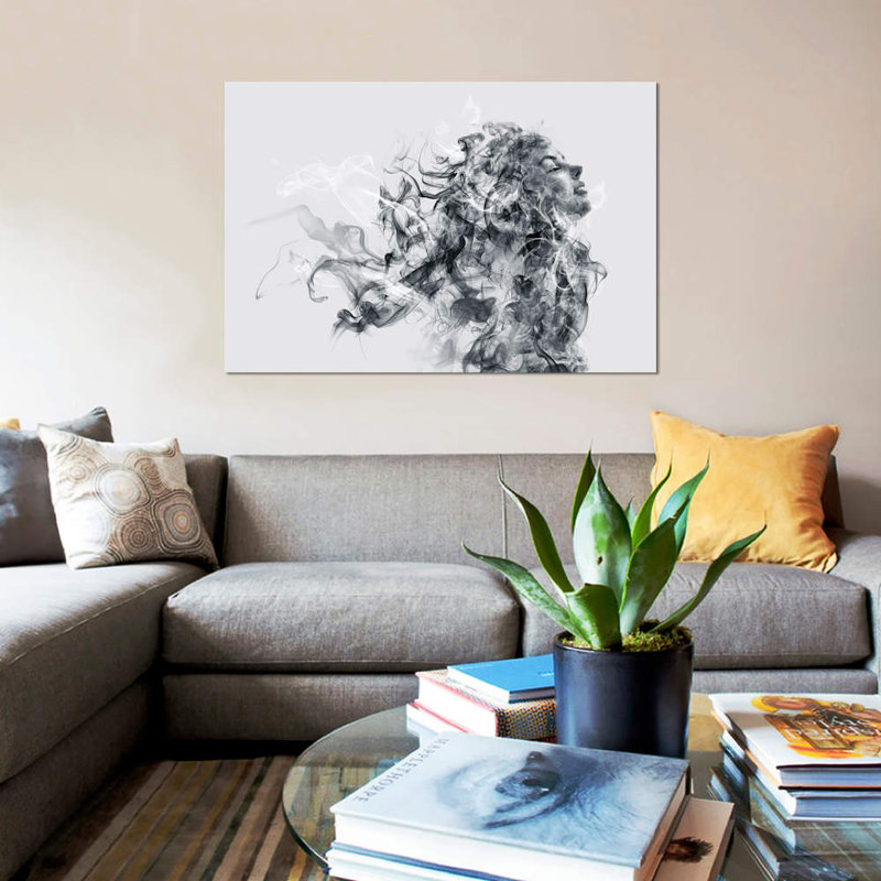 Kiara by Daniel Taylor - Print on Canvas, No Frame, 66.04 cm H x 45.72 cm W x 1.91 cm D