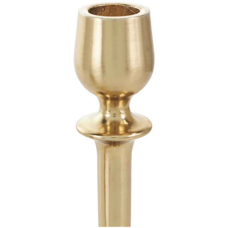 Bougeoir de table en aluminium, Or rose