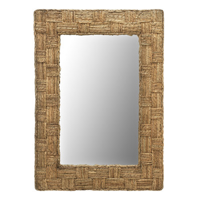 Wood Rectangle Wall Mirror