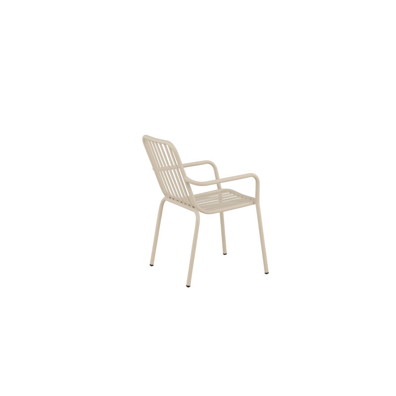 Peking Diningchair Aluminium - Beige / 55*60,5*87, Beige