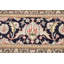 Tapis oriental unique à motif de teinture végétale Tabriz Mahi noué à la main 9 pi x 12 pi 2 po