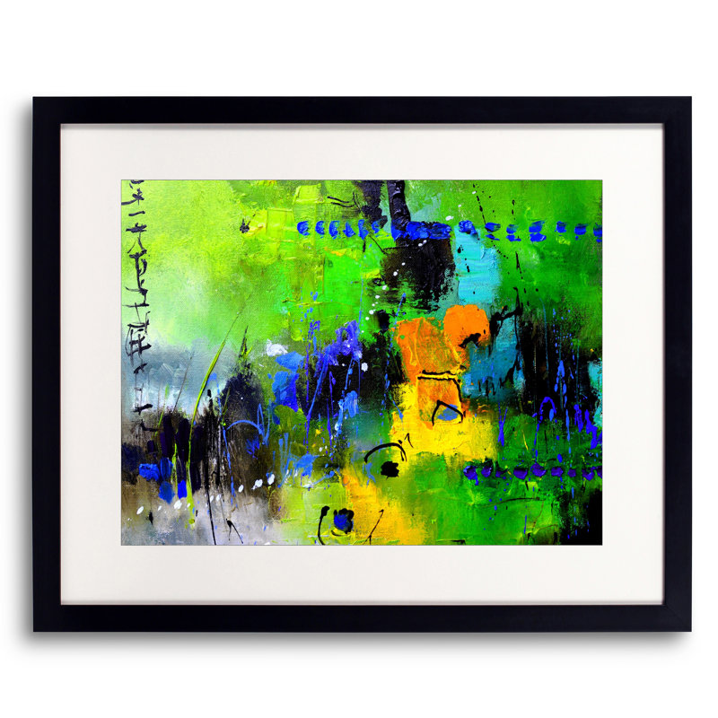 The Great Kahn Testimony Print, 24" H x 30" W, Black Framed Paper