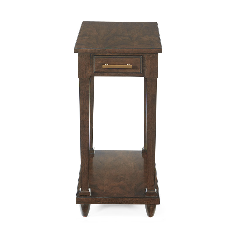 Tuscan Solid Wood End Table with Storage