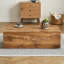 Table basse en bois aggloméré Wabi-Sabi | Table d'appoint et table de chevet 39,4 po-130076959