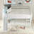 Multi-Size Bunk Bed (Twin-Over-Twin / Full-Over-Full) - Sturdy Pine Wood & Mdf Construction With Interchangeable Slide & Ladder Placement, Available In White & Gray-558963976-558963978