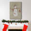 Lin bonhomme de neige I - impression sur toile tendue-786614577