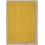 Tapis jaune en jute / sisal tressé à la main Swartwood-30825817