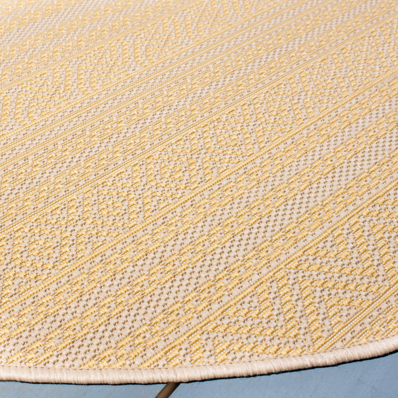 Tapis d'intérieur / extérieur de couleur unie Jhonas Performance, Rectangle 4 pi x 5 pi 7 po
