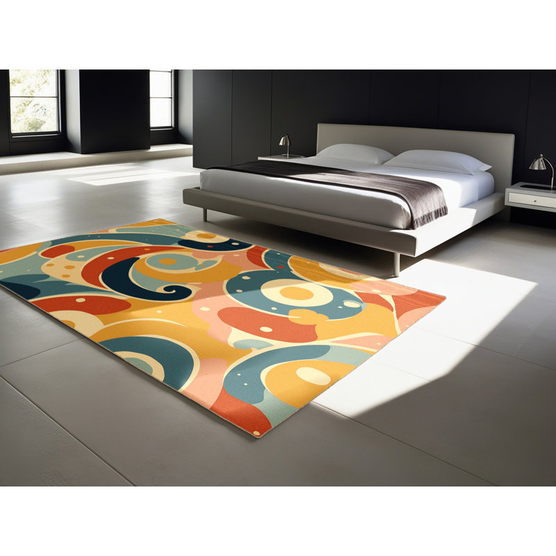 Bold Streak Rug, Round 4'
