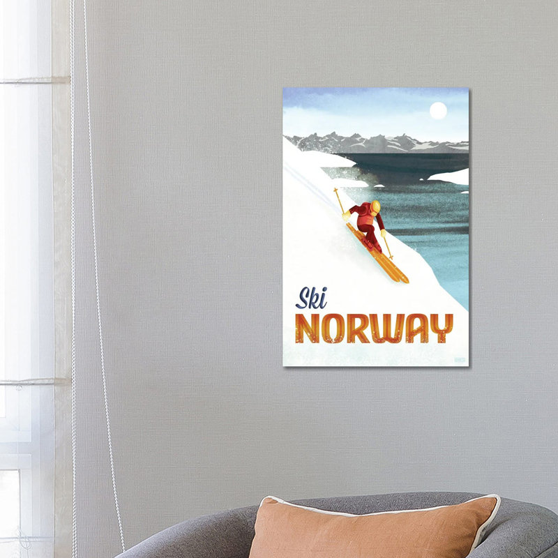 Norway-Skiing by Missy Ames - Wrapped Canvas Print, 66.04 cm H x 45.72 cm W x 1.91 cm D