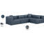 Canapé modulaire en similicuir 4 pièces Houswerth-94884276