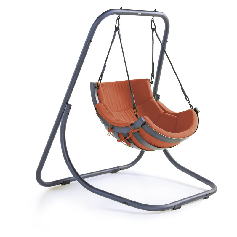Chaise hamac Amabel avec support, Terre cuite