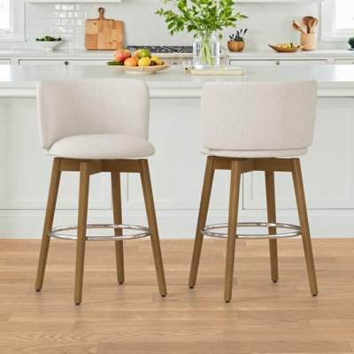  Patrick Swivel Upholstered 26" Counter Stool