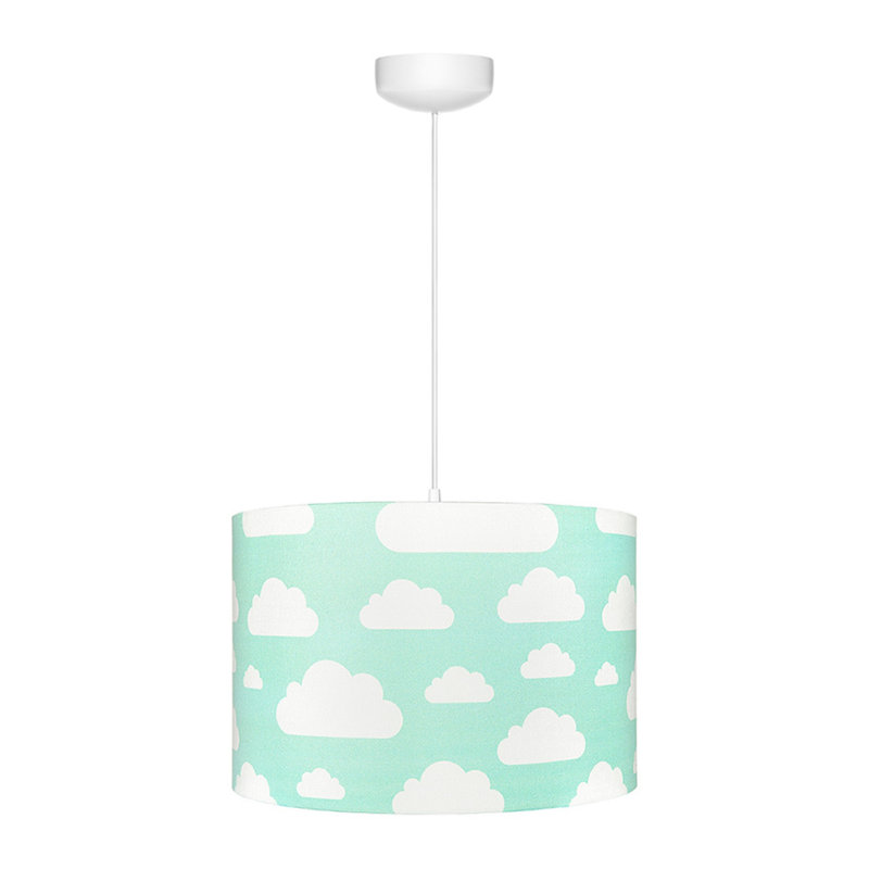 Adells 1 - Light Drum Pendant, Mint