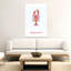 Impression d'art mural nautique langoustine coquillages, homard, océan côtier-129714731