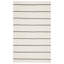 Tapis rayé ivoire / gris foncé intérieur / extérieur Foundry-197540075