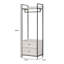 Alva Open Wardrobe with 2 Drawers-723994090